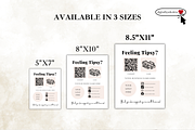 Tip Payment Business Sign Template, a Templates & Theme by Digital By Nikoleta (Thumbnail 7 of 9)