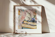 Square Frame Mockup PSD: Modern Wood, a Household Mockup by momomockps (Thumbnail 1 of 11)
