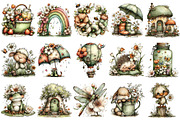 Whimsical Spring Clipart Bundle, an Illustration by OK Design (Thumbnail 3 of 6)