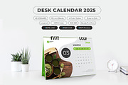 2025 Desk Calendar Template, a Stationery Template by MstArtwork (Thumbnail 2 of 6)