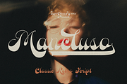 Mancluso Retro Script, a Script Font by TypeClassHeroes (Thumbnail 1 of 15)