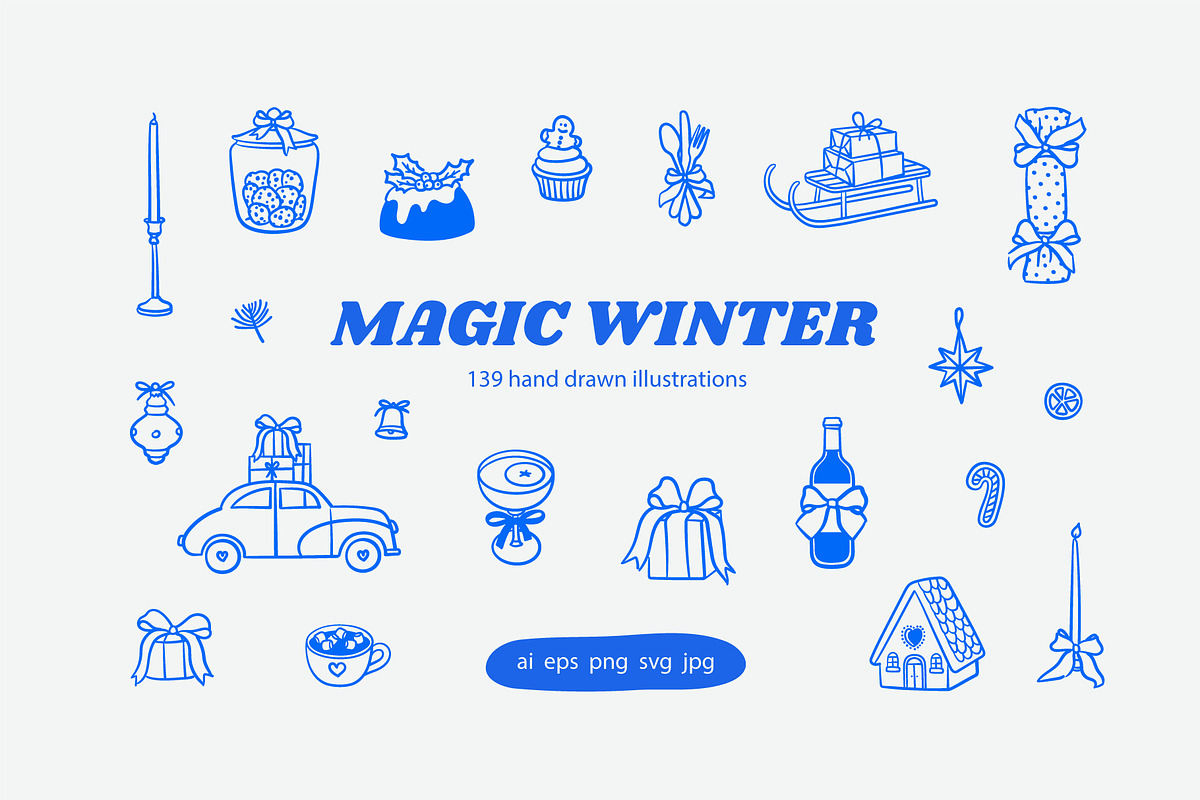Magic Winter, a Seasonal Illustration by Sweet Corner (Photo 1 of 8)