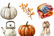 Scandi Autumn Clipart, an Illustration by Craft Nest (Thumbnail 2 of 6)