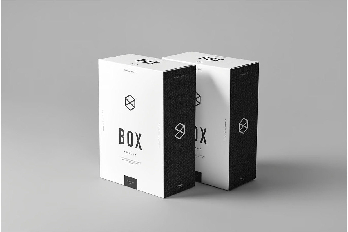Box Mock-up, a Packaging Mockup by zippypixelstudio (Photo 2 of 7)