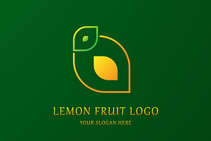 Lemon Fruit Gradient Style Logo Icon, a Branding & Logo Template by Morvana Crew