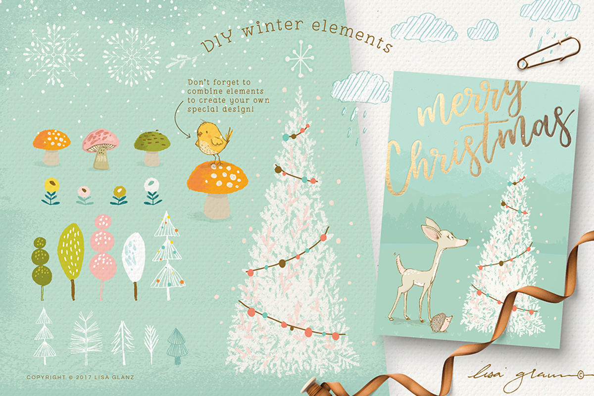 Build your own Snowman and more!, an Illustration by Lisa Glanz (Photo 8 of 9)