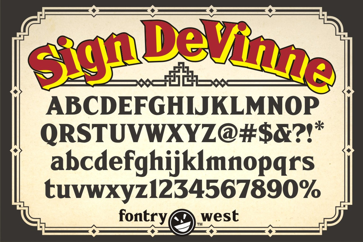 FHA Sign DeVinne
