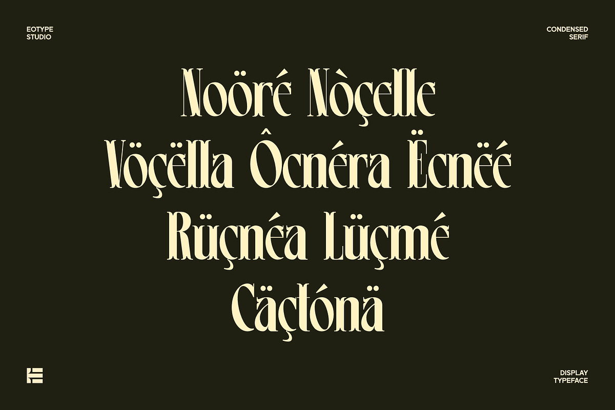 Leonice - Display Font, a Font by Eotype Studio (Photo 9 of 12)