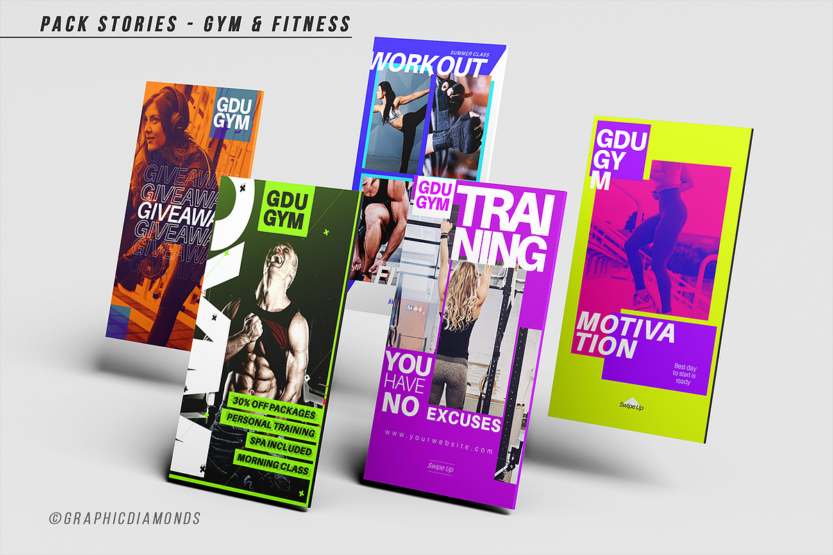 Instagram Stories - Weekly Update, a Social Media Template by GraphicDiamonds (Photo 9 of 10)