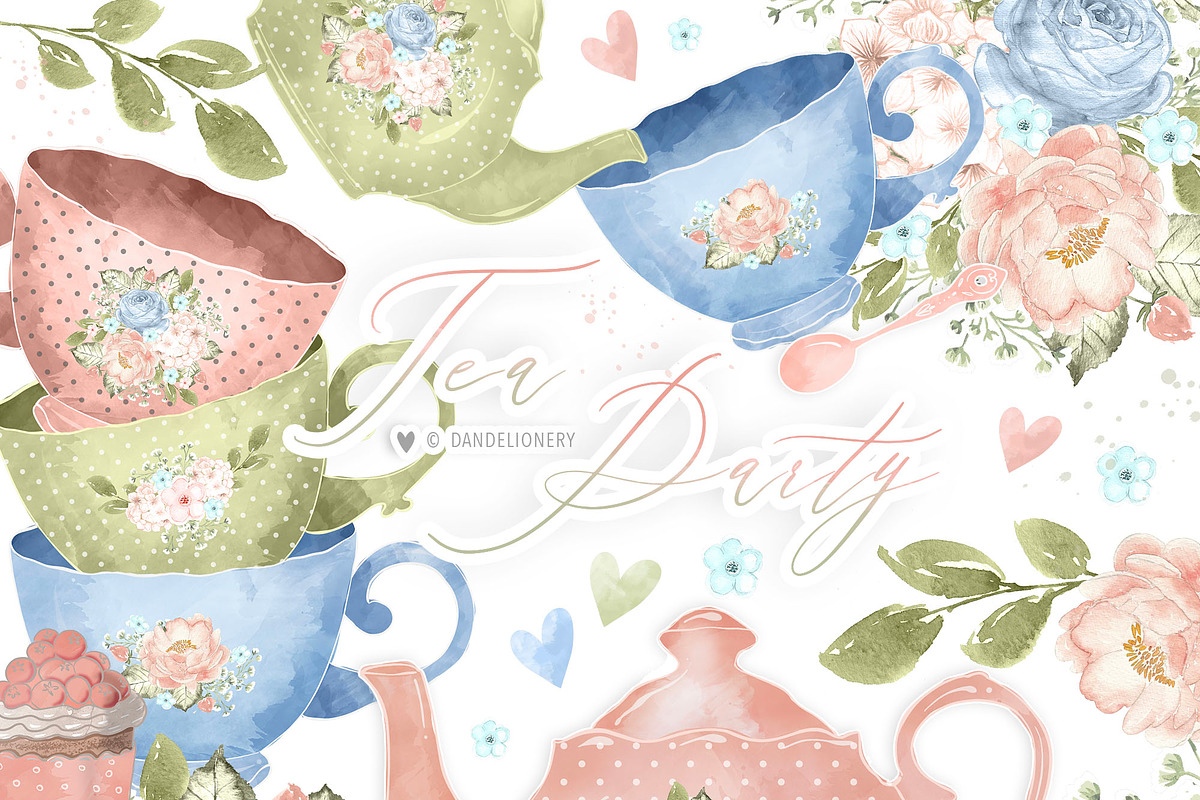 Tea Time design, an Illustration by designloverstudio