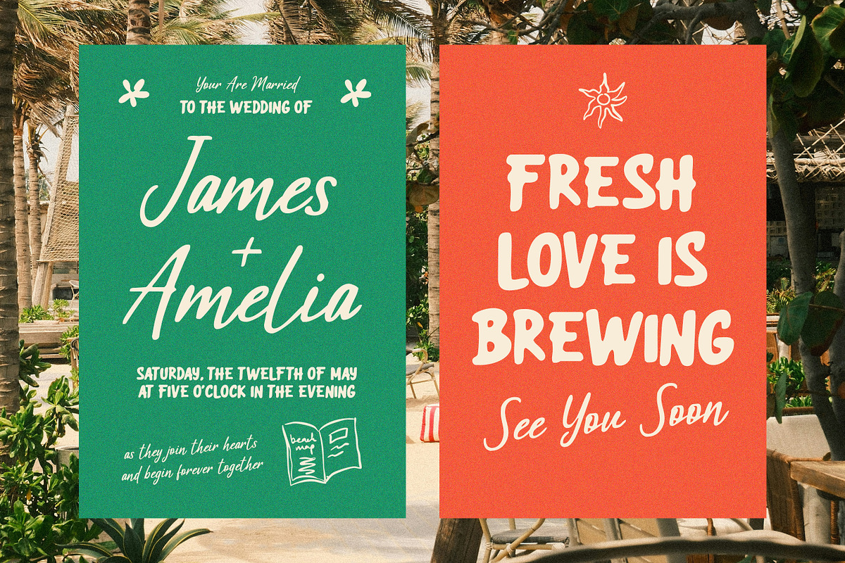 The La Cabane Vintage Duo Font, a Handwritten Font by Typoraith Co (Photo 3 of 10)