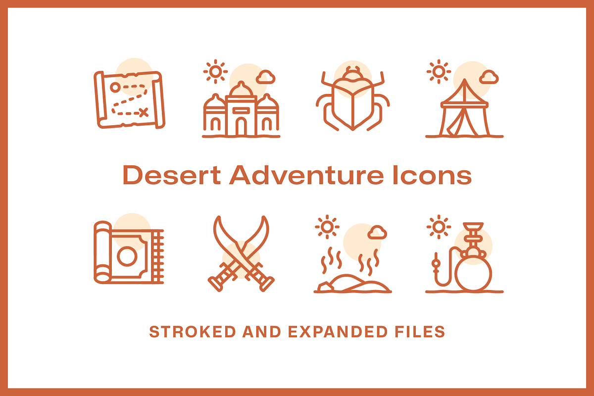 36 Desert Adventure Icons, an Icon by Furnace (Photo 5 of 5)