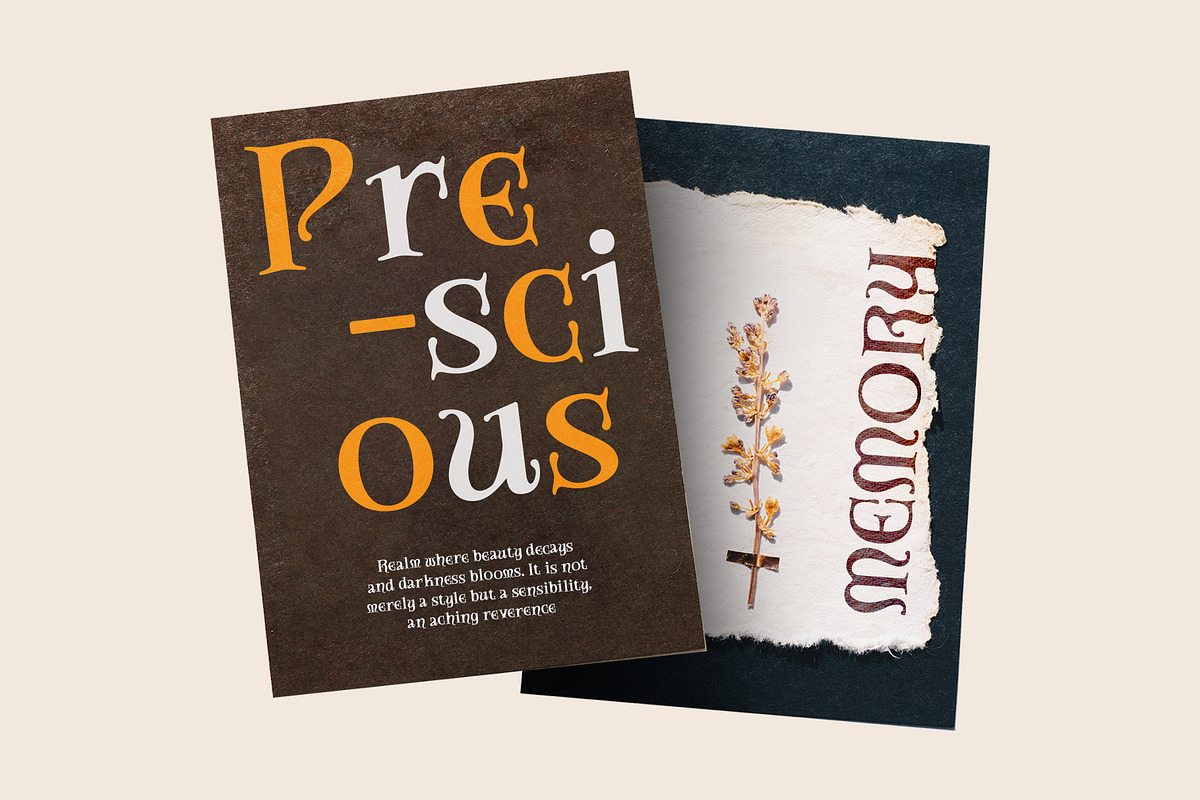 CS Amoret Drawn, a Serif Font by Craft Supply Co. (Photo 4 of 8)