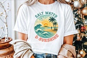 Retro Summer Salt Water and Sunshine, an Illustration by Sublimation Artist (Thumbnail 6 of 9)