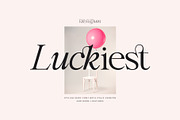 Luckiest | Stylish Serif Font, a Serif Font by Krismagraph (Thumbnail 1 of 16)