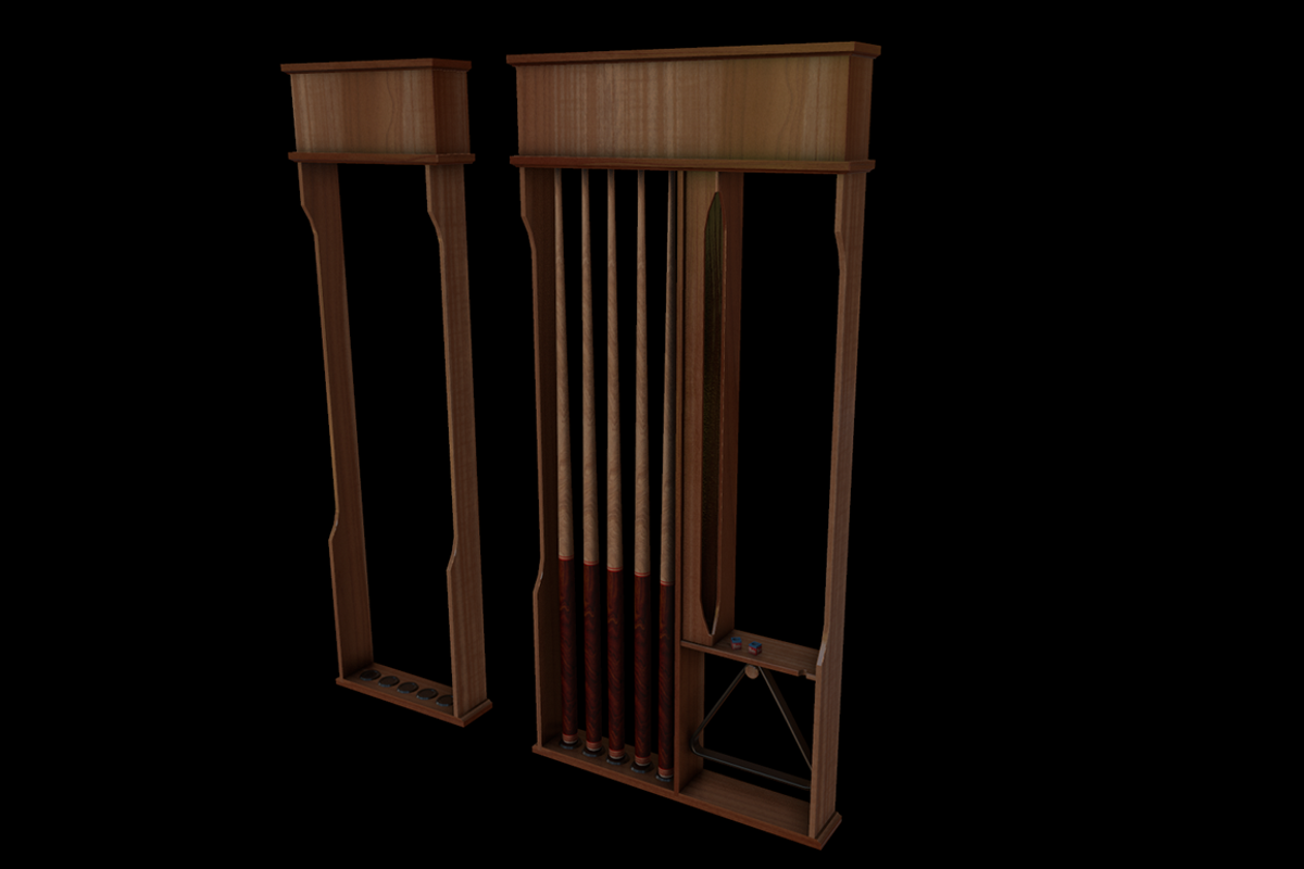 Pool Rack Set, an Architecture 3D Model by Kindesigns (Photo 1 of 4)