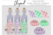 Mermaid clipart, under water sea, an Illustration by Personal Epiphany (Thumbnail 3 of 6)