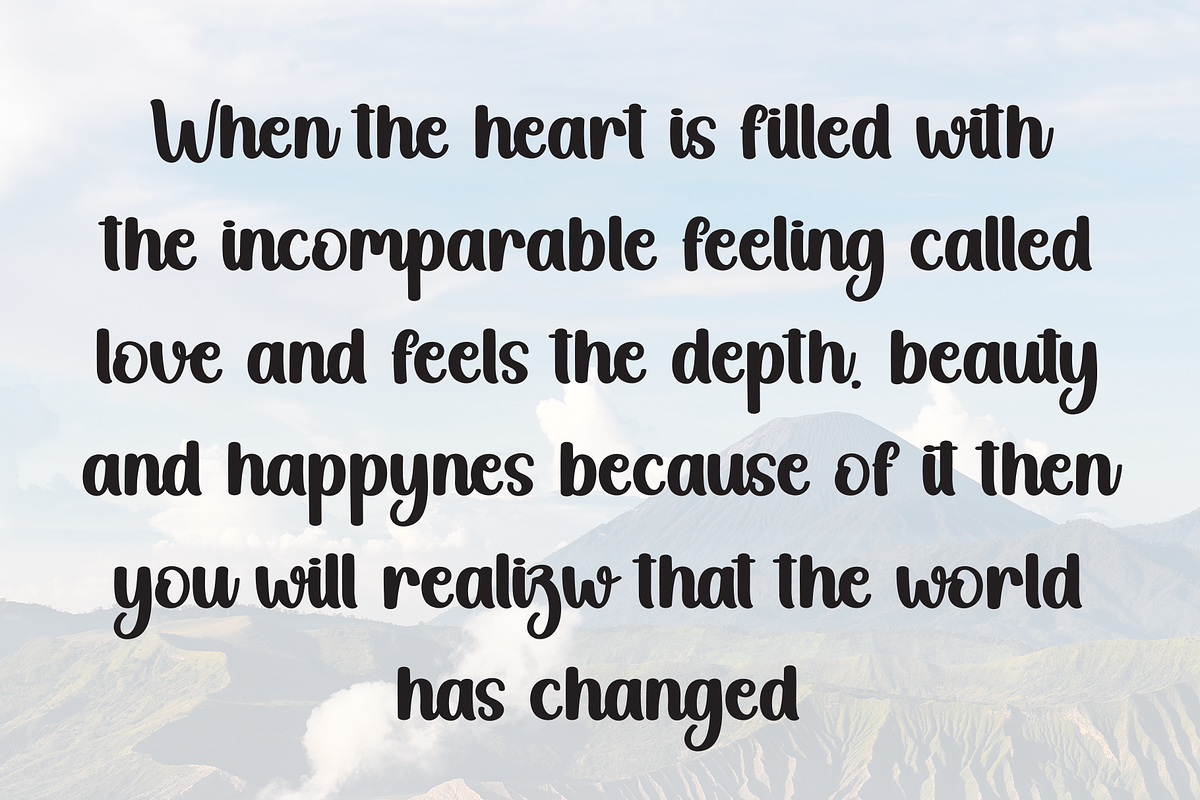 Chocolate Valentine | Script Font, a Handwritten Font by Scratchones (Photo 6 of 9)