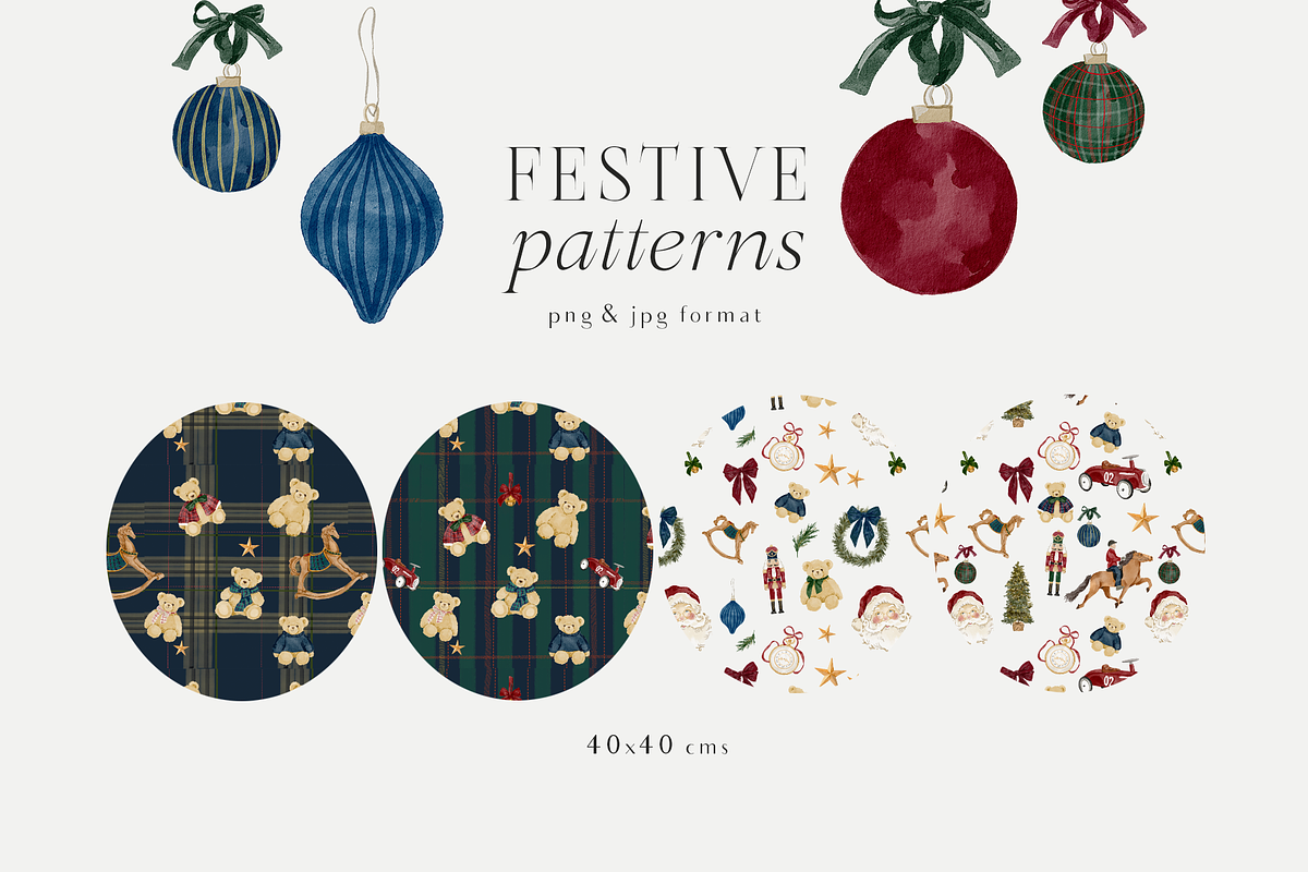 Christmas holiday graphics bows, an Object Graphic by Grace Noboa Illustrations (Photo 13 of 15)