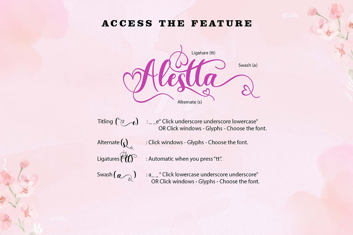 Bertha Lovely, a Handwritten Font by Yoga Letter (Photo 5 of 7)