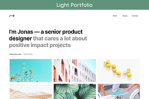 Wix Photography Portfolio Template