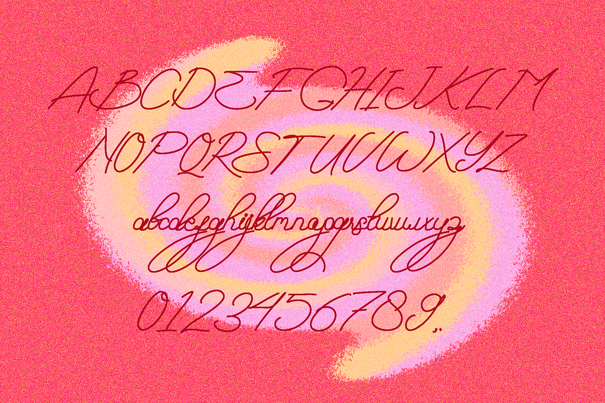 Bedriyas hairline font, a Font by SSI.Scraps (Photo 9 of 12)