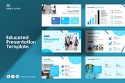 Educated Presentation Template, a Presentation Template by Slide_Genius1 (Thumbnail 1 of 8)