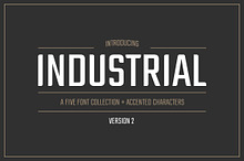 Industrial Font Collection 