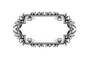 Vintage Floral Frame Vector Bundle, an Illustration by Designs_River (Thumbnail 34 of 51)