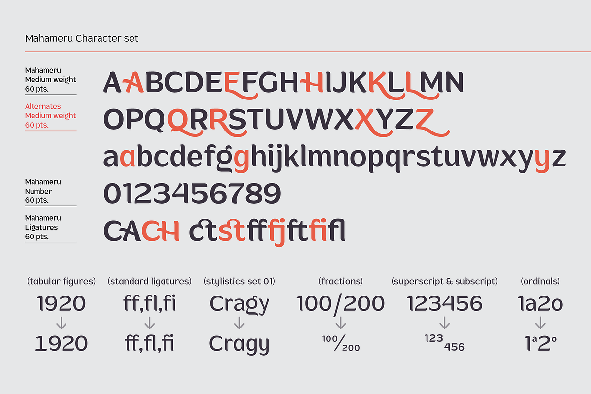 Mahameru Latin & Arabic Font Regular, a Sans Serif Font by Namela Studio (Photo 8 of 9)
