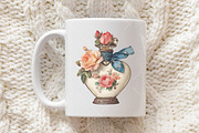 Floral Valentine's Day Clipart, an Illustration by OK Design (Thumbnail 6 of 6)