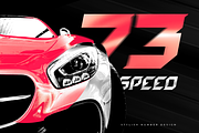 Dastre Sport Racing, a Sans Serif Font by Glyphstyle (Thumbnail 3 of 7)
