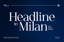 GC Milan Headline - Classy Serif