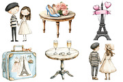 Parisian Just Married Clipart, an Illustration by Designworld (Thumbnail 3 of 6)