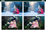 35 magic shine light photo overlays, a Layer Style Add-On by OverlayBox (Thumbnail 3 of 5)