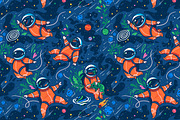 30 Fantasy Seamless Patterns, a Pattern Graphic by PenguinHouse (Thumbnail 3 of 24)