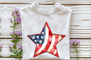 Watercolor Retro 4th of July Clipart, an Illustration by Rose Art (Thumbnail 7 of 7)