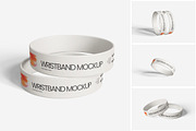 Silicone Wristband Mockup, a Product Mockup by MrLetters (Thumbnail 1 of 5)