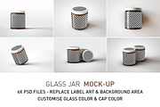 Amber Glass Jar Mock-Up, a Household Mockup by TSOBG (Thumbnail 2 of 16)