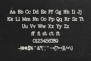 Feedbacker Typewriter, a Serif Font by Viswell (Thumbnail 9 of 10)