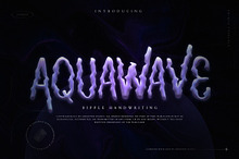 Aquawave Ripple Handwriting