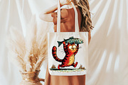 Funny Cat PNG Sublimation, an Illustration by Libby Wishes (Thumbnail 3 of 6)