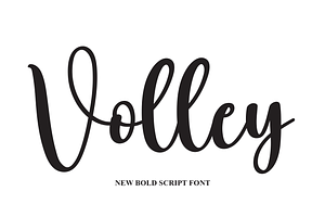 Volley Script Font