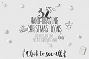 Christmas bundle hand-drawing icons, an Object Graphic by Ruslan Zelensky (Thumbnail 3 of 5)
