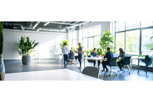Modern office setting representing, a Business Photo by Igor Tichonow