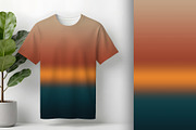 Gradient Classic Teal and Beige, a Background Graphic by Sharon Schwalbe (Thumbnail 2 of 5)