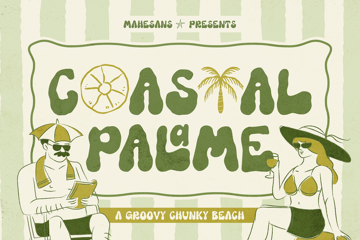 Coastal Palame - Summer Handwritten, a Handwritten Font by Mahesans Co (Photo 1 of 10)