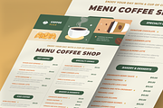 Greena Coffee Shop Menu, a Print Template by SquidPixey (Thumbnail 2 of 5)
