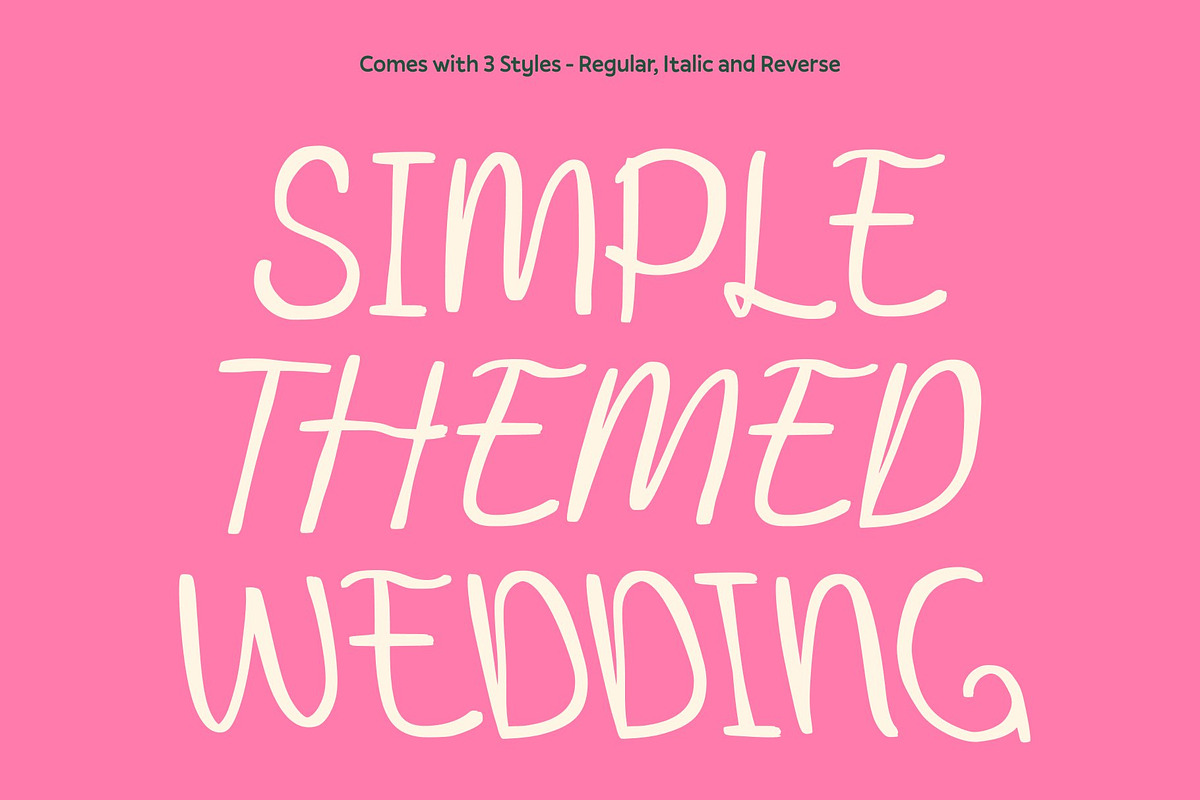 CS Amilia – Handwritten Script Font, a Script Font by Craft Supply Co. (Photo 5 of 8)