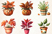 Positive Autumn Houseplant Clipart, an Illustration by Rose Art (Thumbnail 2 of 5)